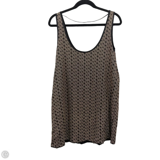 Dress Designer By Rebecca Minkoff In Black & Gold, Size: L