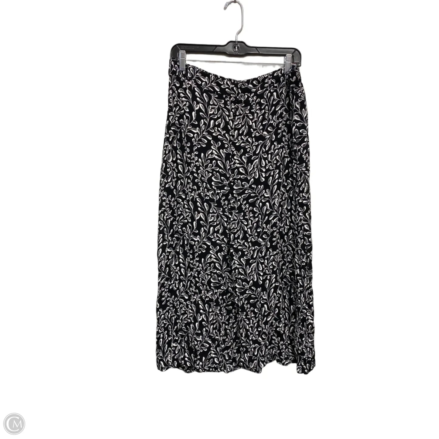 Dress Casual Midi By J. Jill In Black & White, Size: M