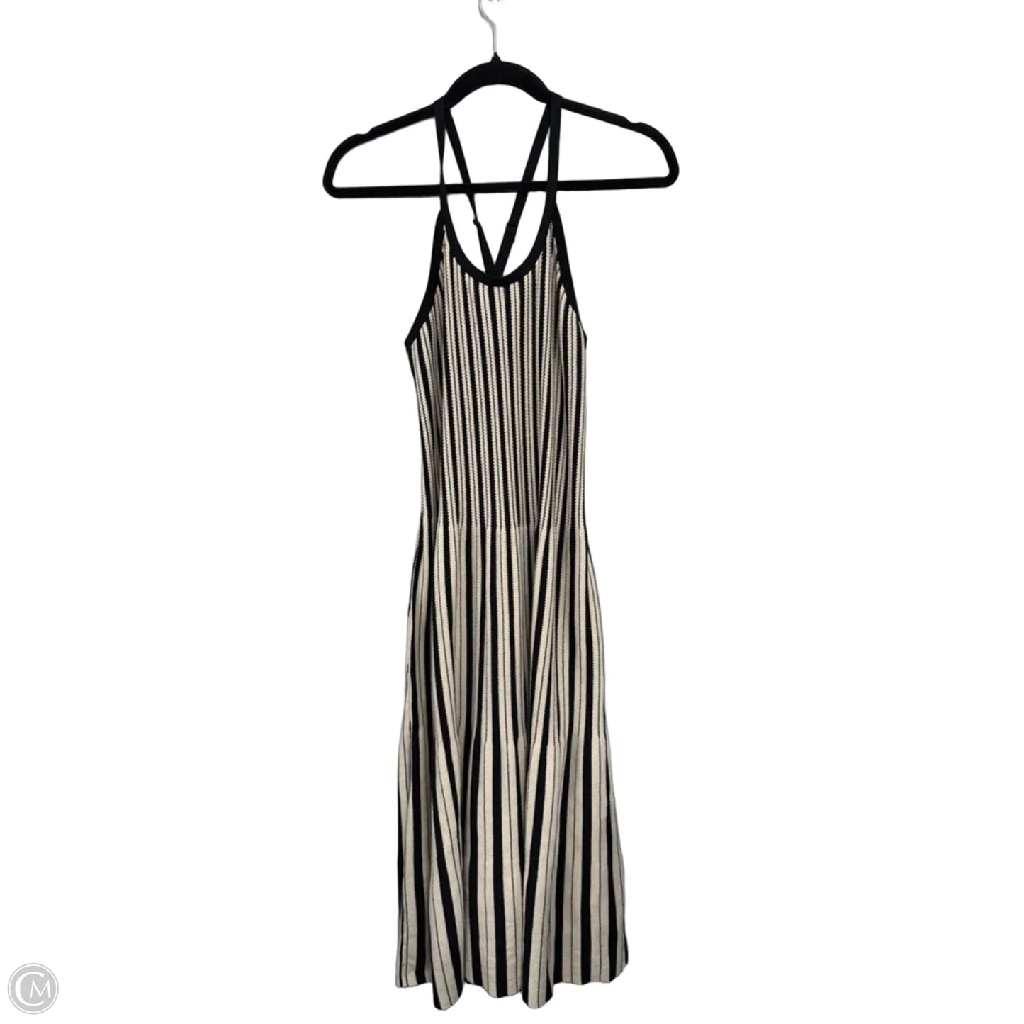 Dress Casual Midi By A New Day In Black & Tan, Size: M