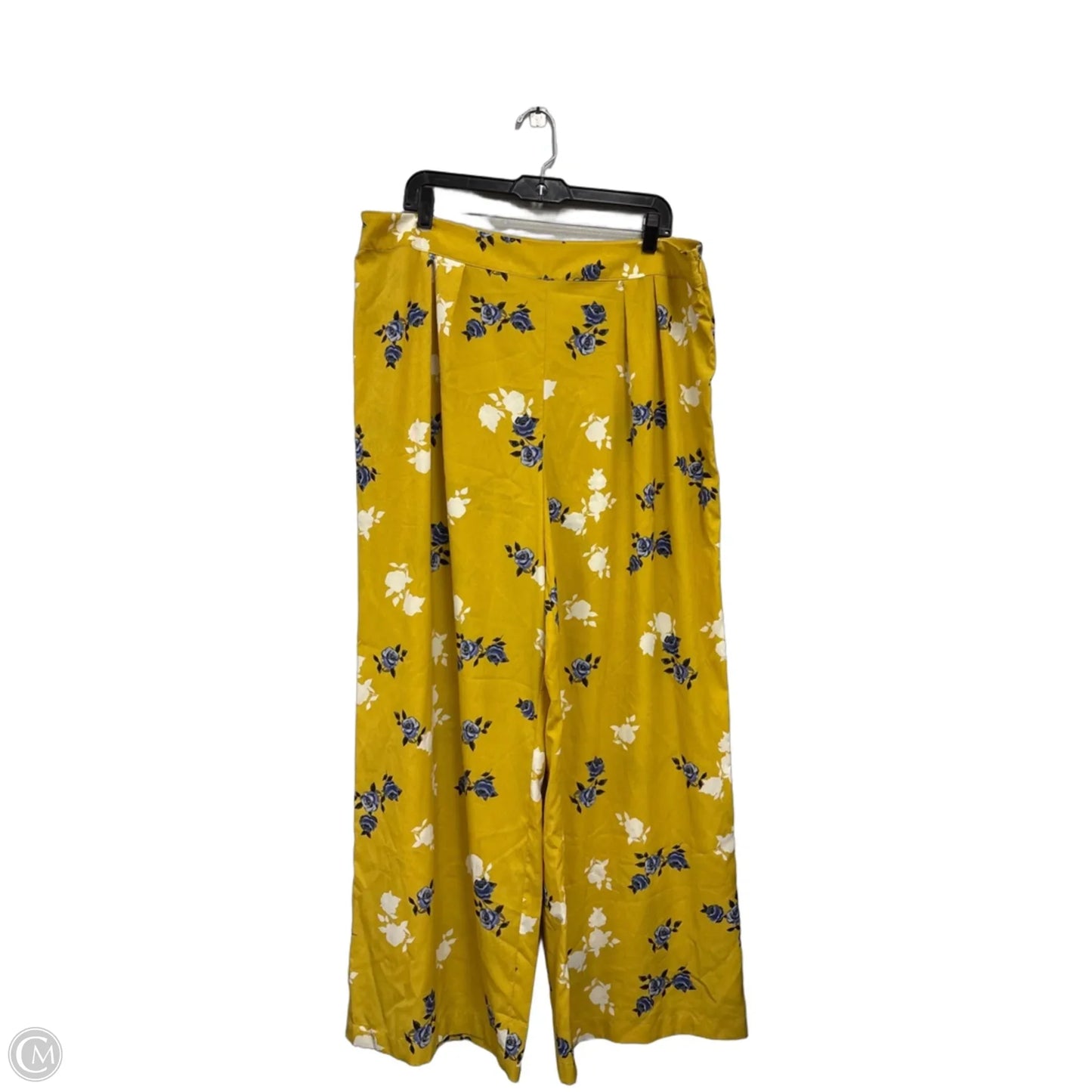 Pants Wide Leg By Xhilaration In Blue & Gold, Size: Xxl