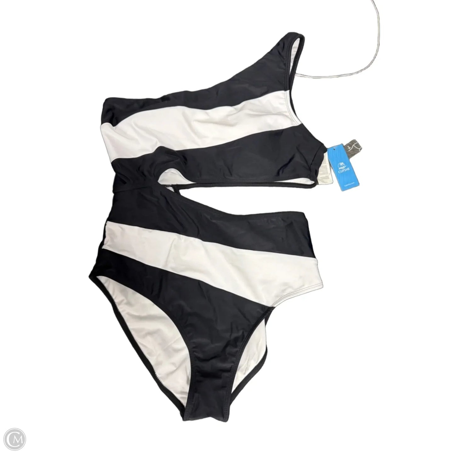 Swimsuit By Cupshe In Black & White, Size: Xl