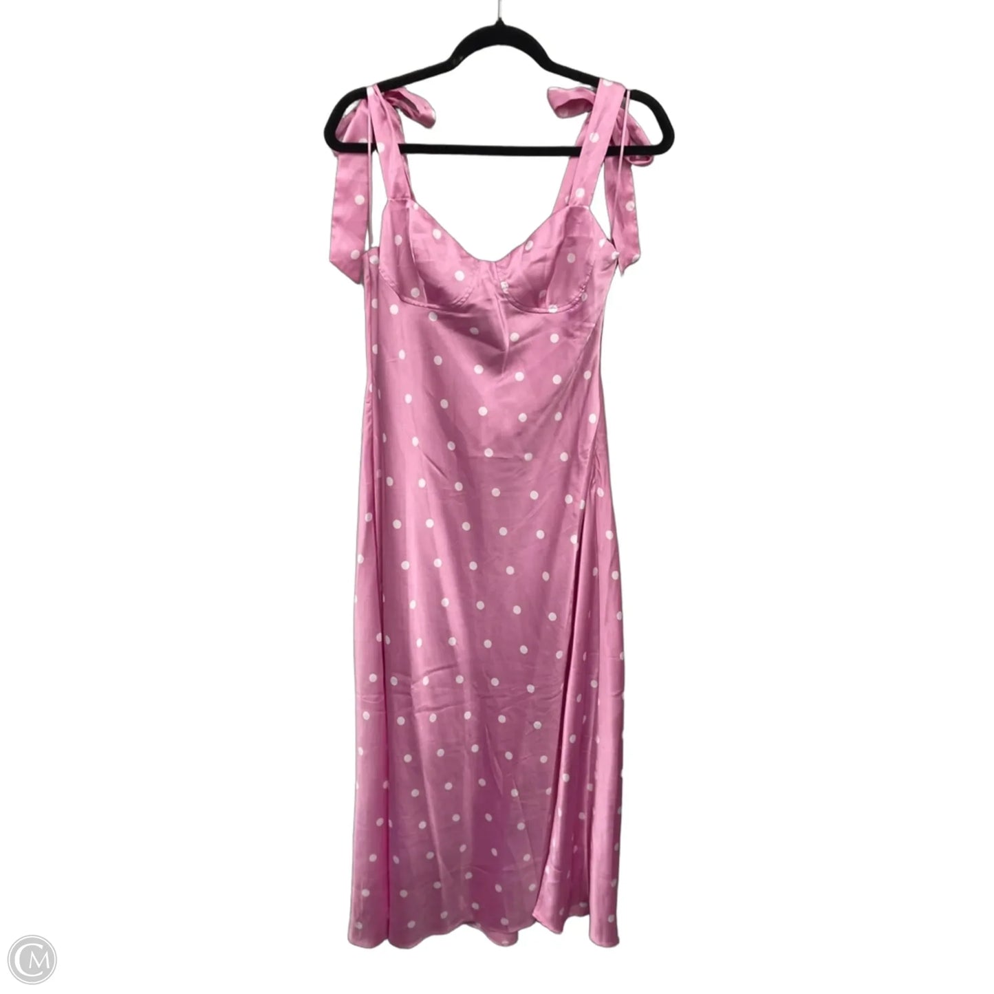 Dress Casual Maxi By Astr In Pink & White, Size: M