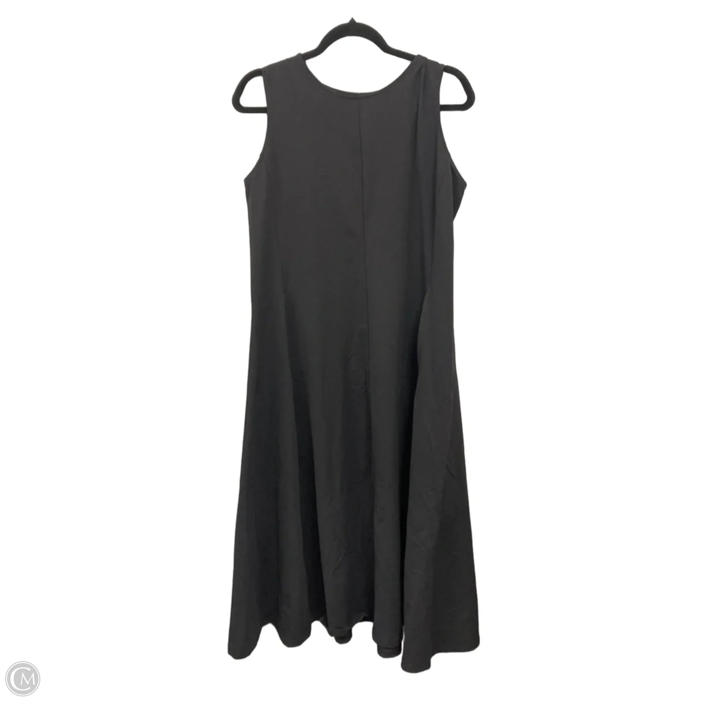 Dress Casual Midi By Uniqlo In Black, Size: L