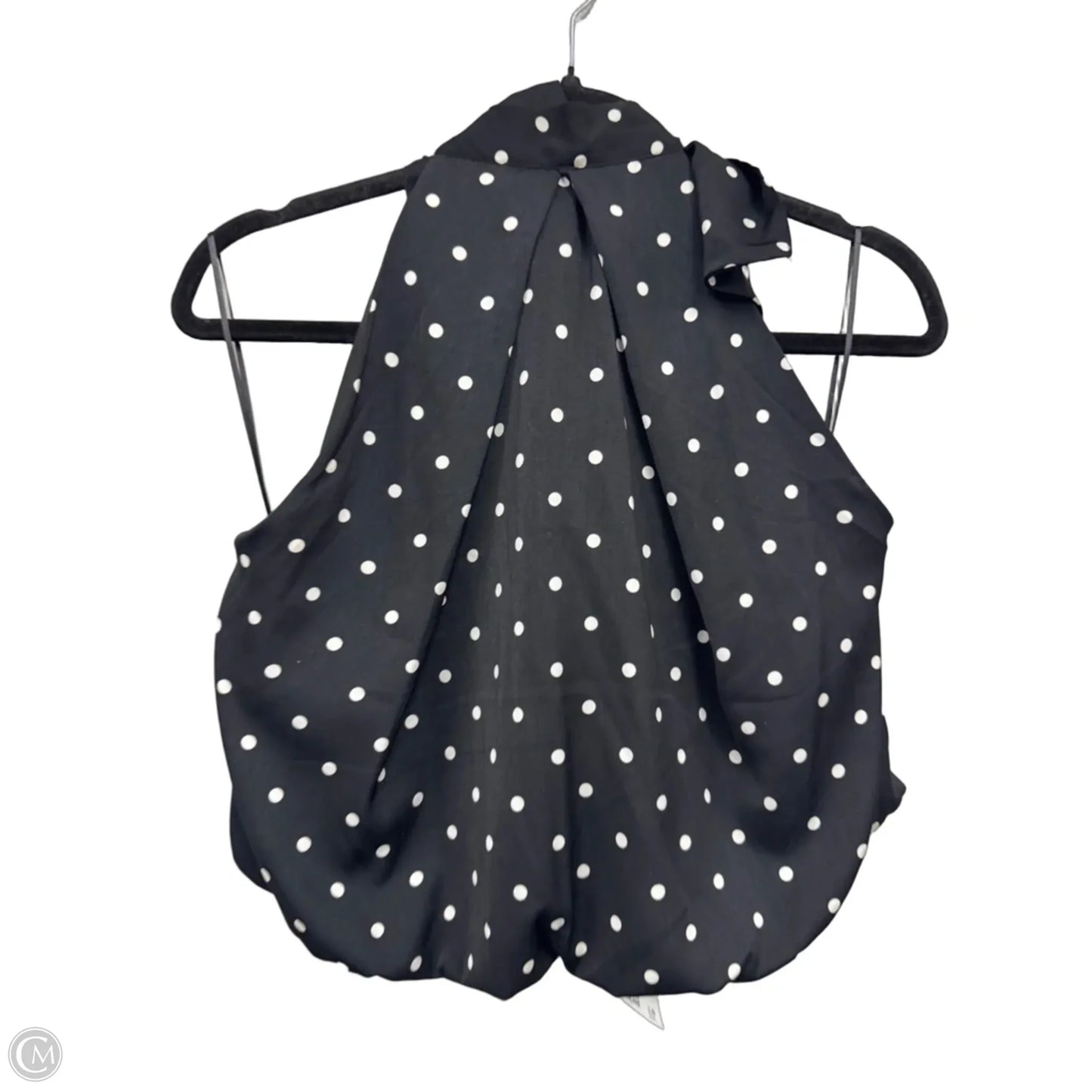 Top Sleeveless By Divided In Black & White, Size: L