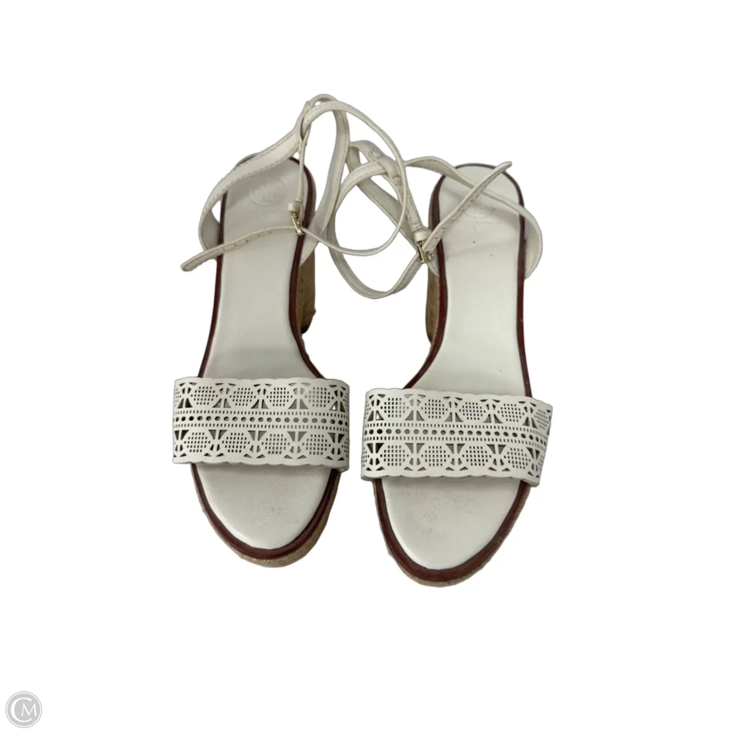 Sandals Designer By Tory Burch In White, Size: 10.5