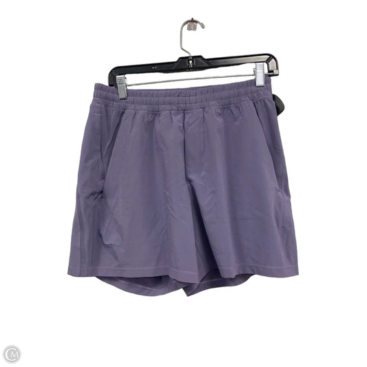 Athletic Shorts By Lululemon In Purple, Size: M
