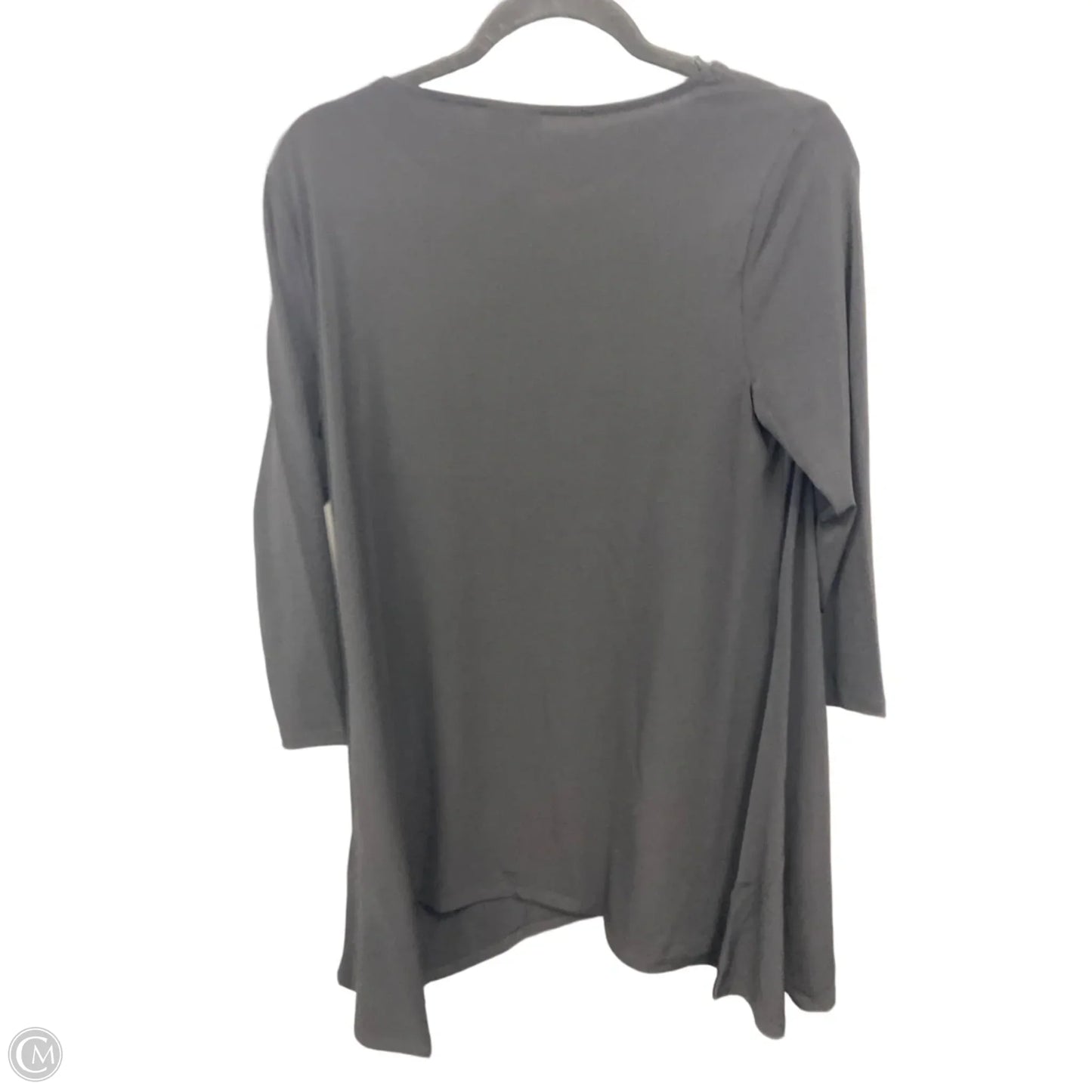 Top 3/4 Sleeve By Jm Collections In Black, Size: M
