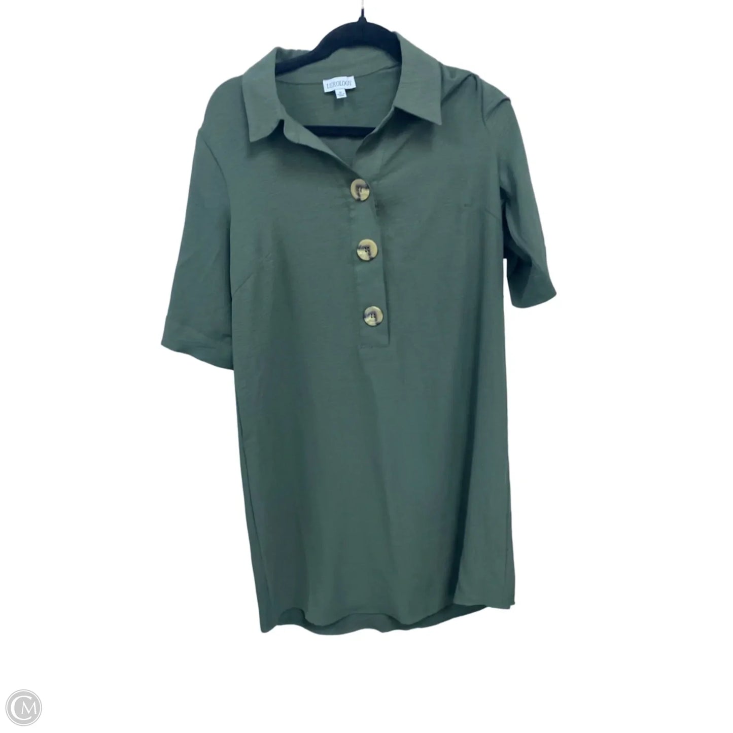 Dress Casual Midi By Luxology In Green, Size: M