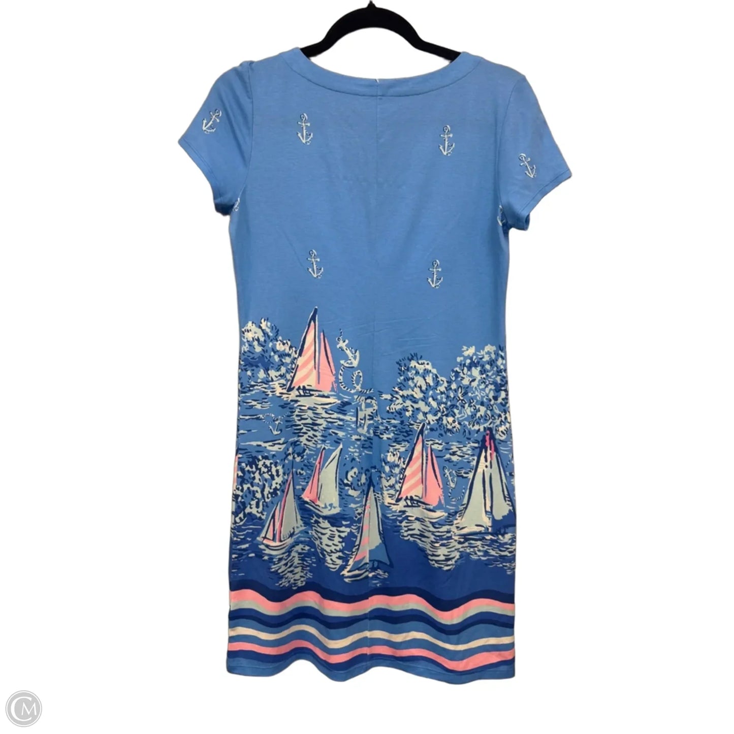 Dress Designer By Lilly Pulitzer In Blue & Pink, Size: S