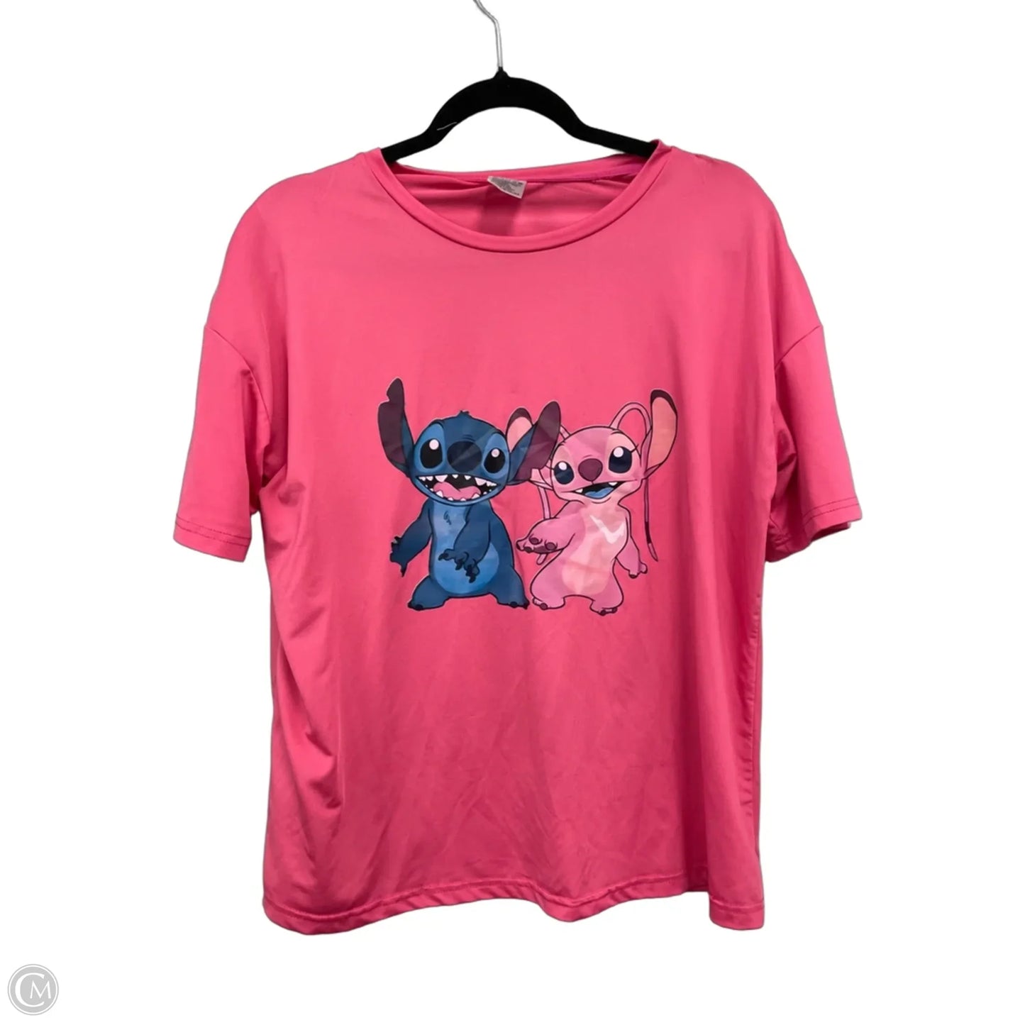 Top Short Sleeve By Clothes Mentor In Pink, Size: L