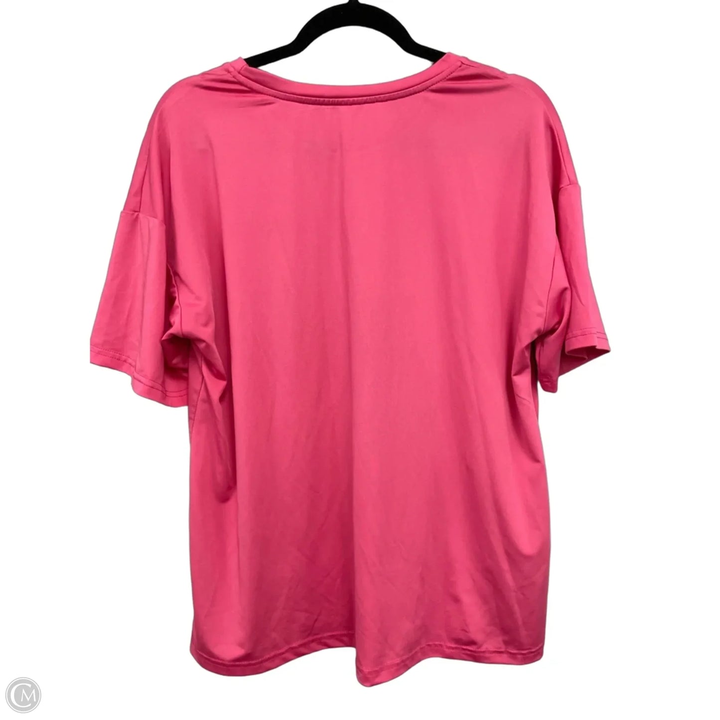 Top Short Sleeve By Clothes Mentor In Pink, Size: L