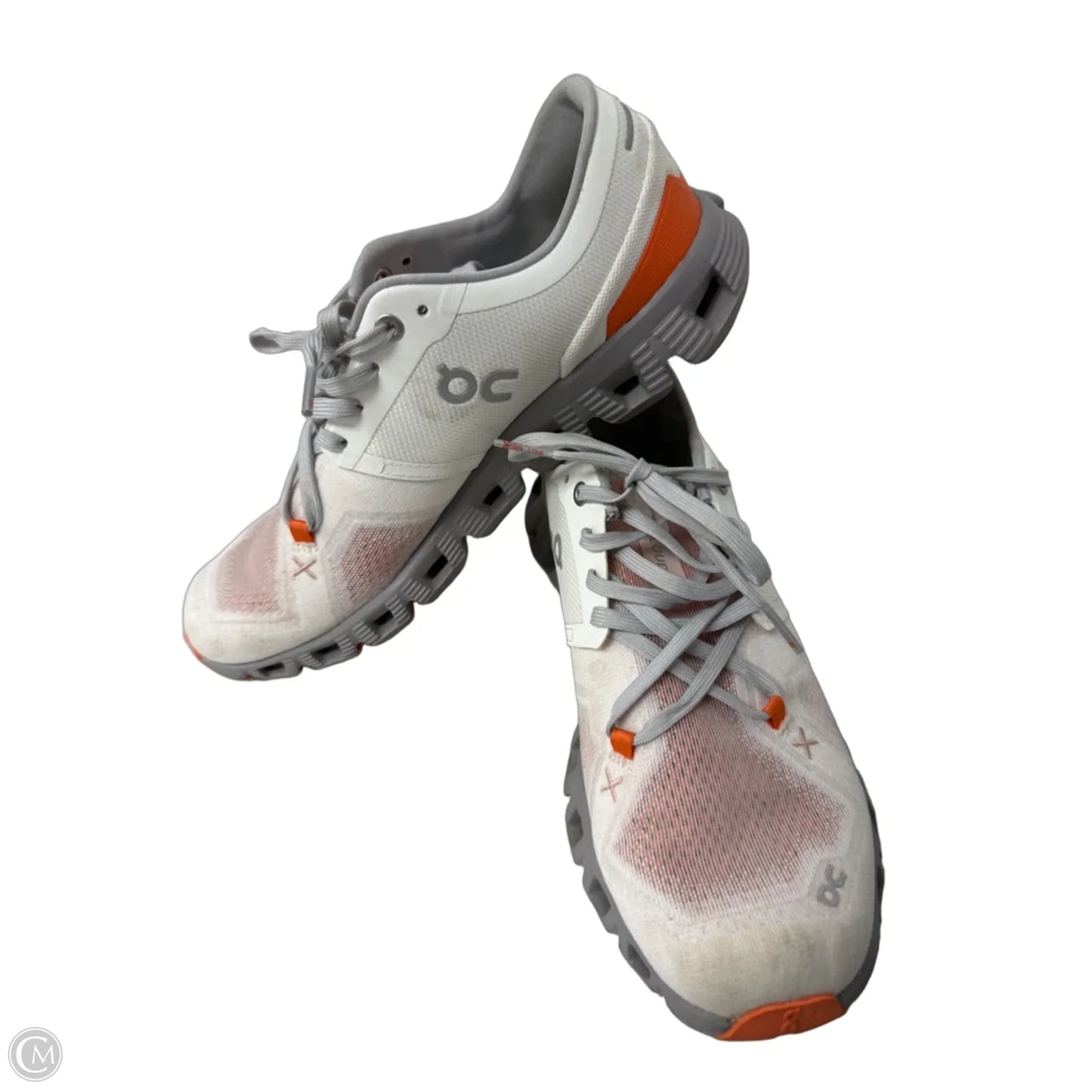 Shoes Athletic By On Cloud In Orange & White, Size: 8.5