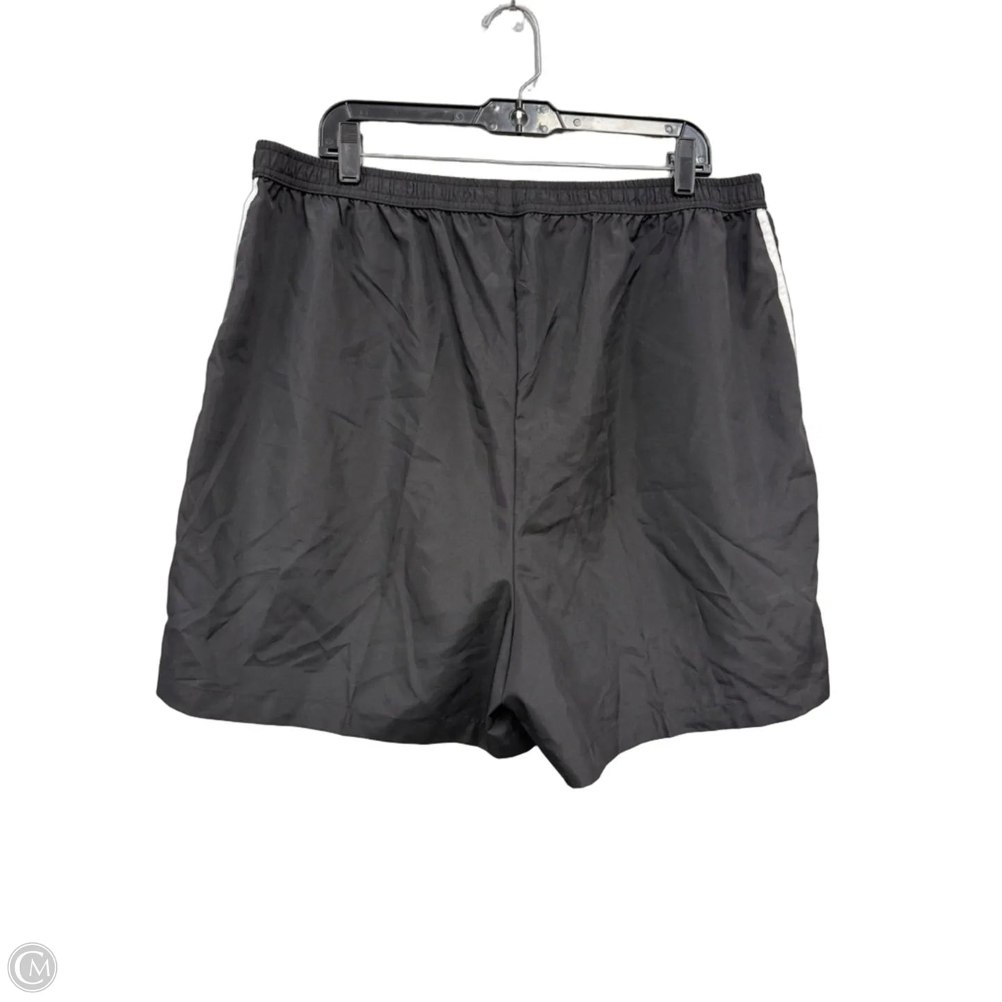 Athletic Shorts By Just My Size In Black & White, Size: 3x