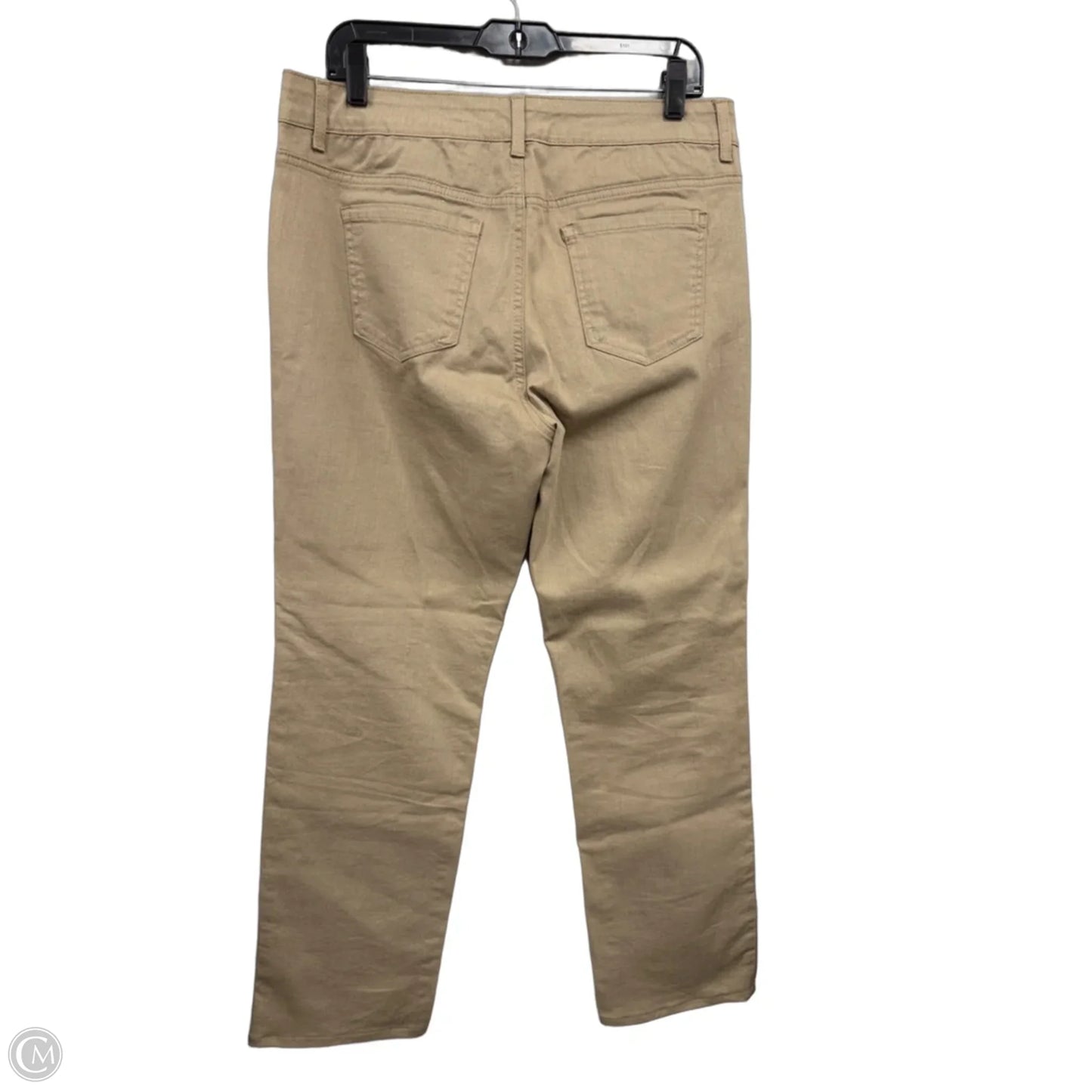 Jeans Straight By Bandolino In Tan, Size: 12