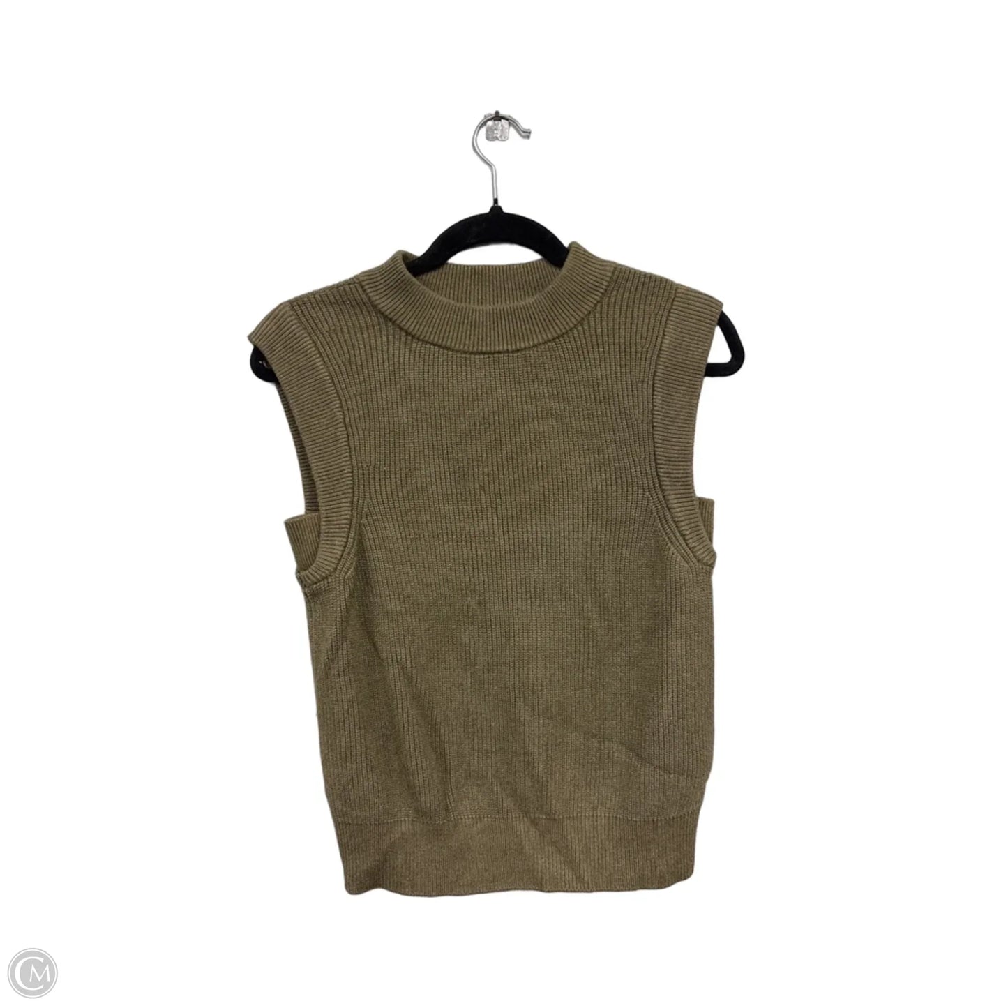 Sweater Short Sleeve By A New Day In Green, Size: Xs