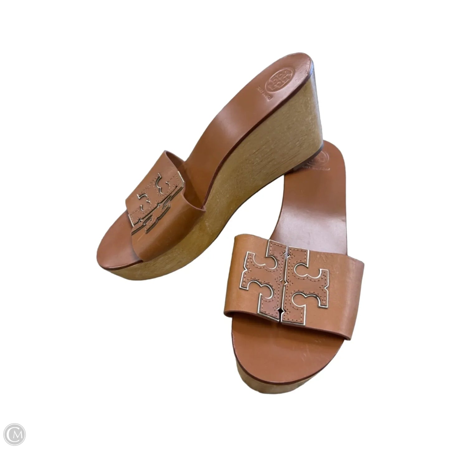 Sandals Designer By Tory Burch In Copper, Size: 8