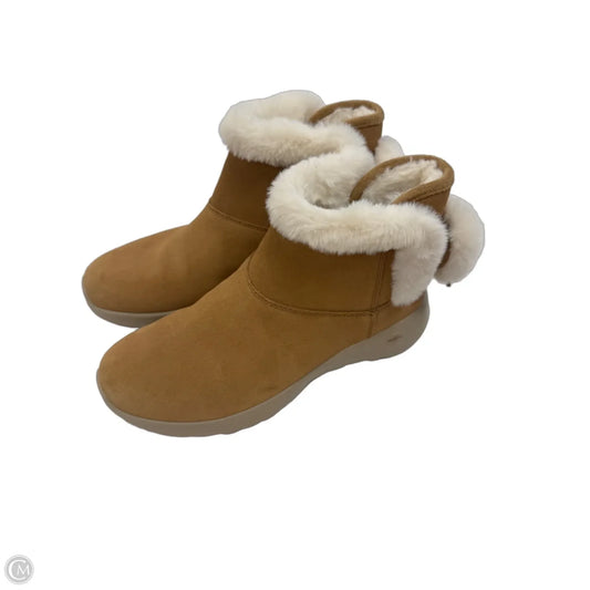 Boots Snow By Skechers In Tan, Size: 7.5