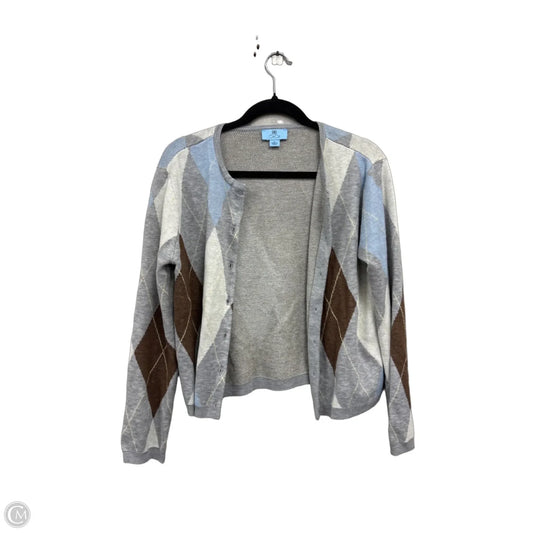 Cardigan By Cece In Brown & Grey, Size: S