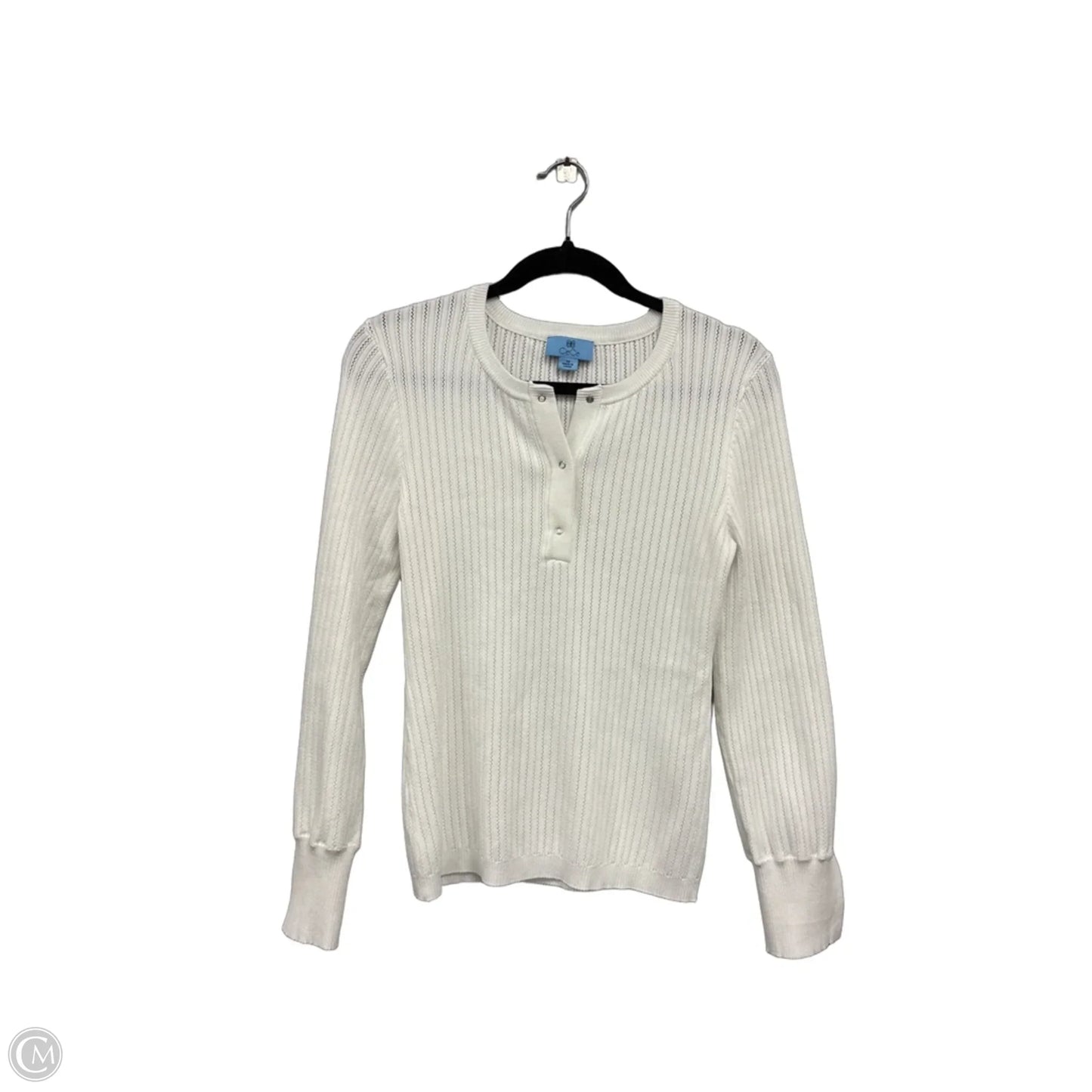 Sweater By Cece In White, Size: M