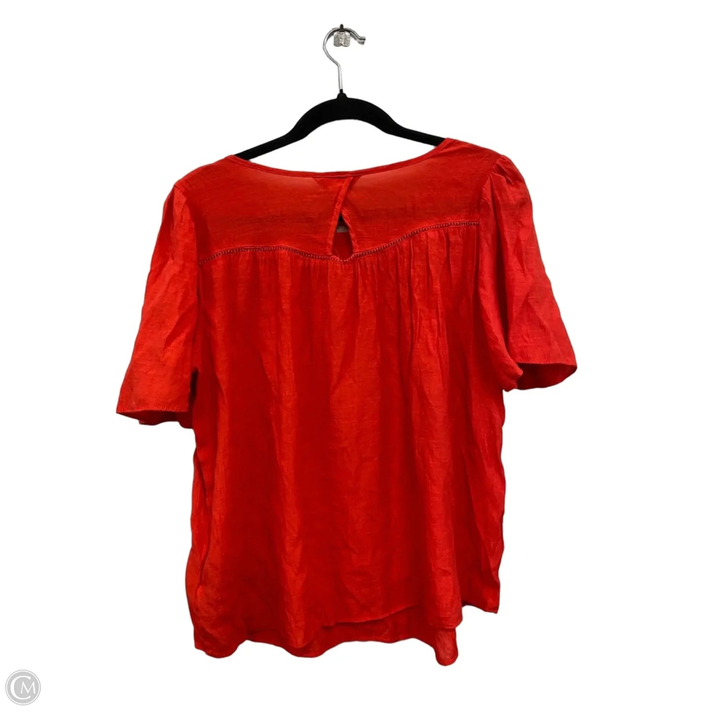 Top Short Sleeve By Nanette By Nanette Lepore In Red, Size: L