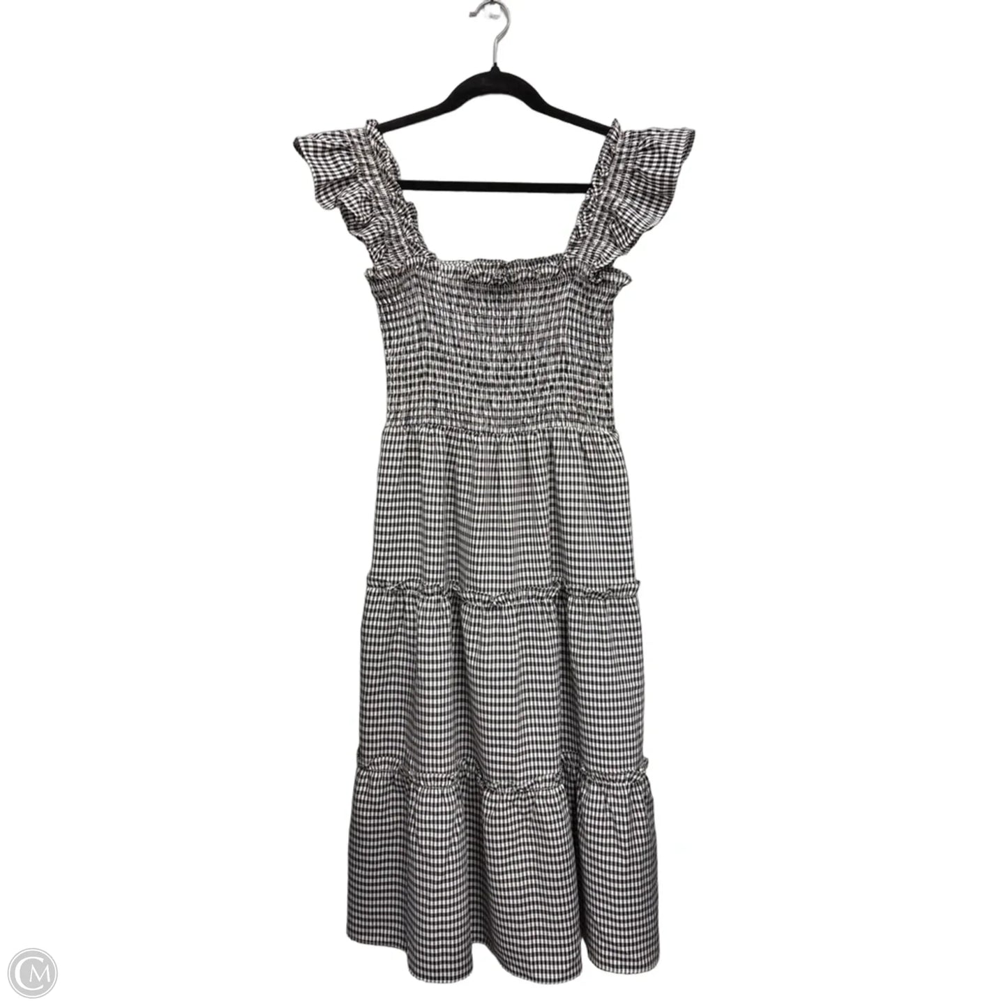 Dress Casual Midi By Sugar Lips In Black & White, Size: S
