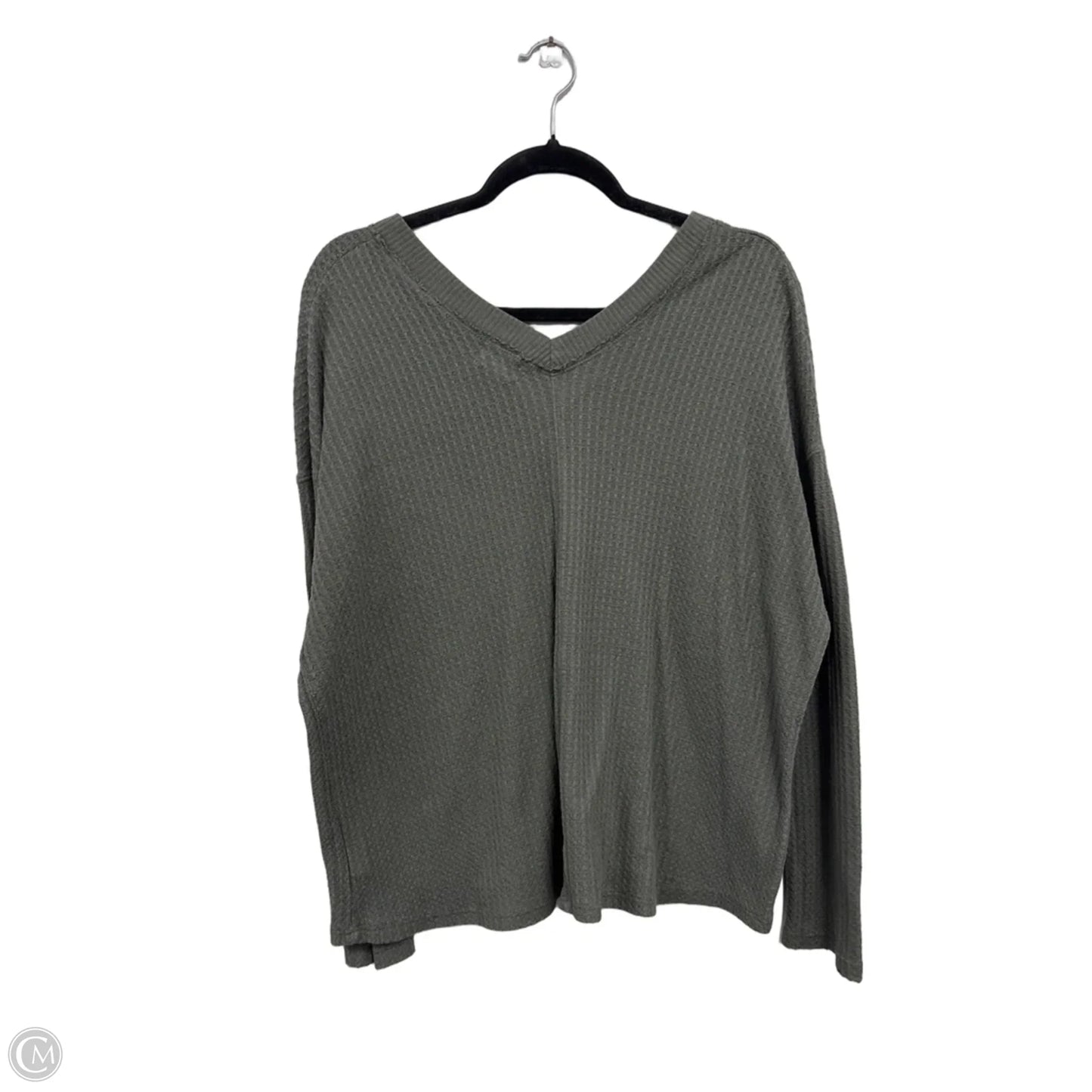 Top Long Sleeve By Clothes Mentor In Green, Size: M