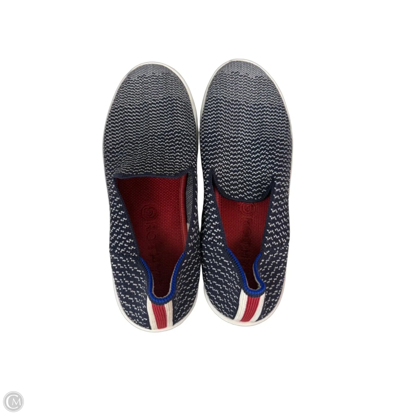 Shoes Flats By Rothys In Blue & Red & White, Size: 8