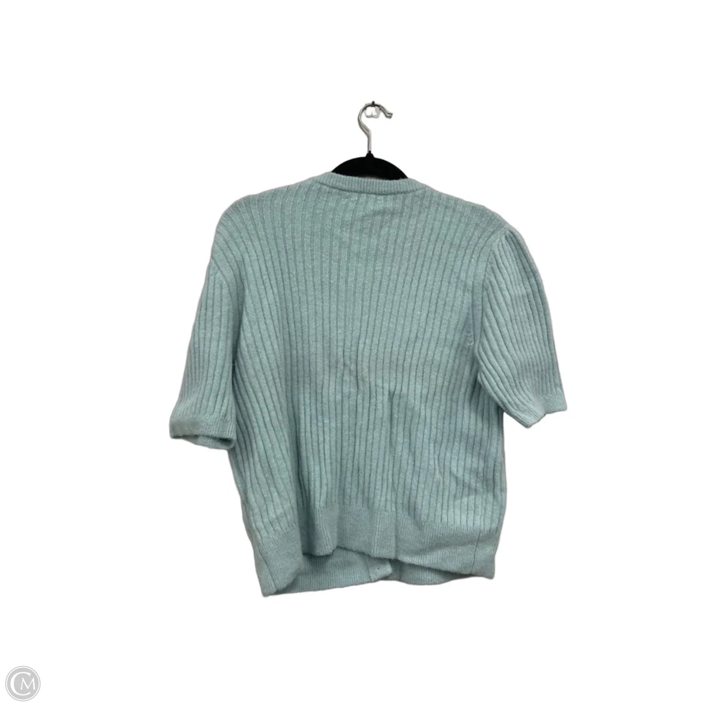 Sweater Short Sleeve By Madewell In Blue, Size: Xl