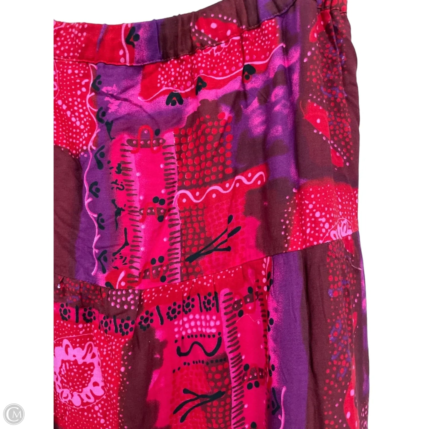 Skirt Maxi By Clothes Mentor In Purple & Red, Size: L