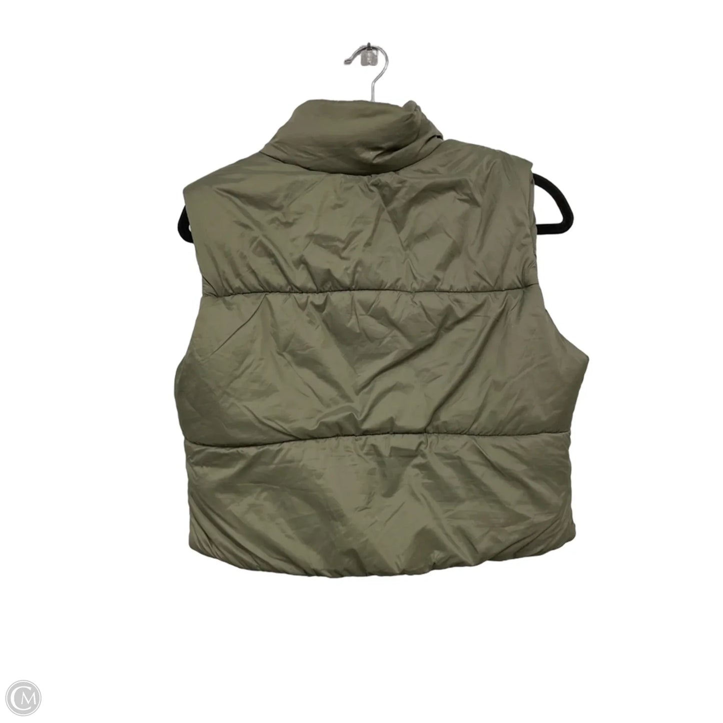 Vest Puffer & Quilted By Ashley In Green, Size: M