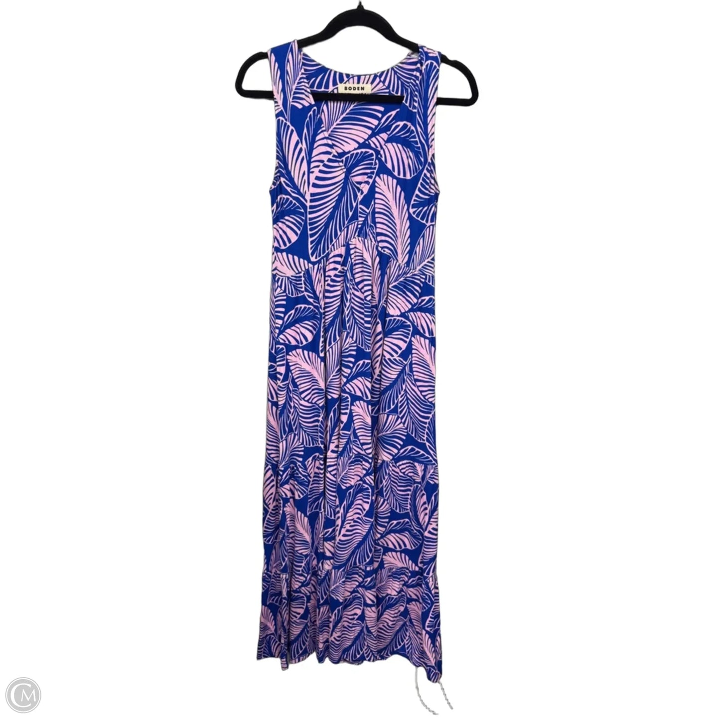Dress Casual Maxi By Boden In Blue & Pink, Size: 8