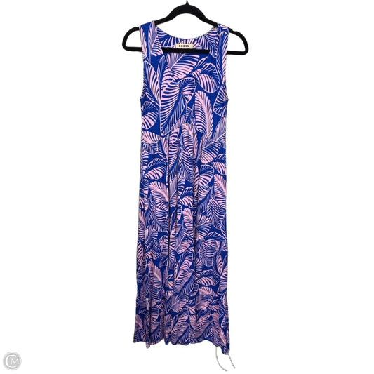 Dress Casual Maxi By Boden In Blue & Pink, Size: 8
