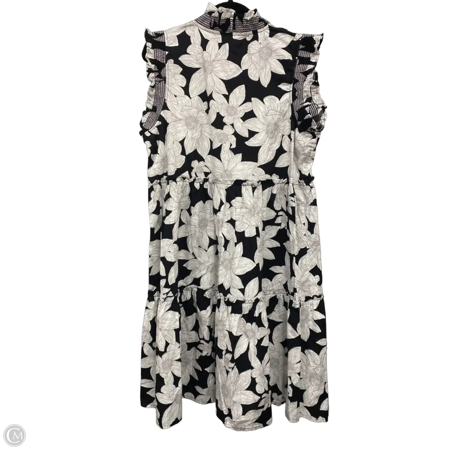 Dress Casual Midi By Crown And Ivy In Black & White, Size: Xl