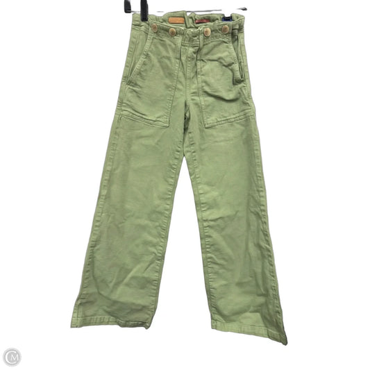 Jeans Wide Leg By Pilcro In Green, Size: 2