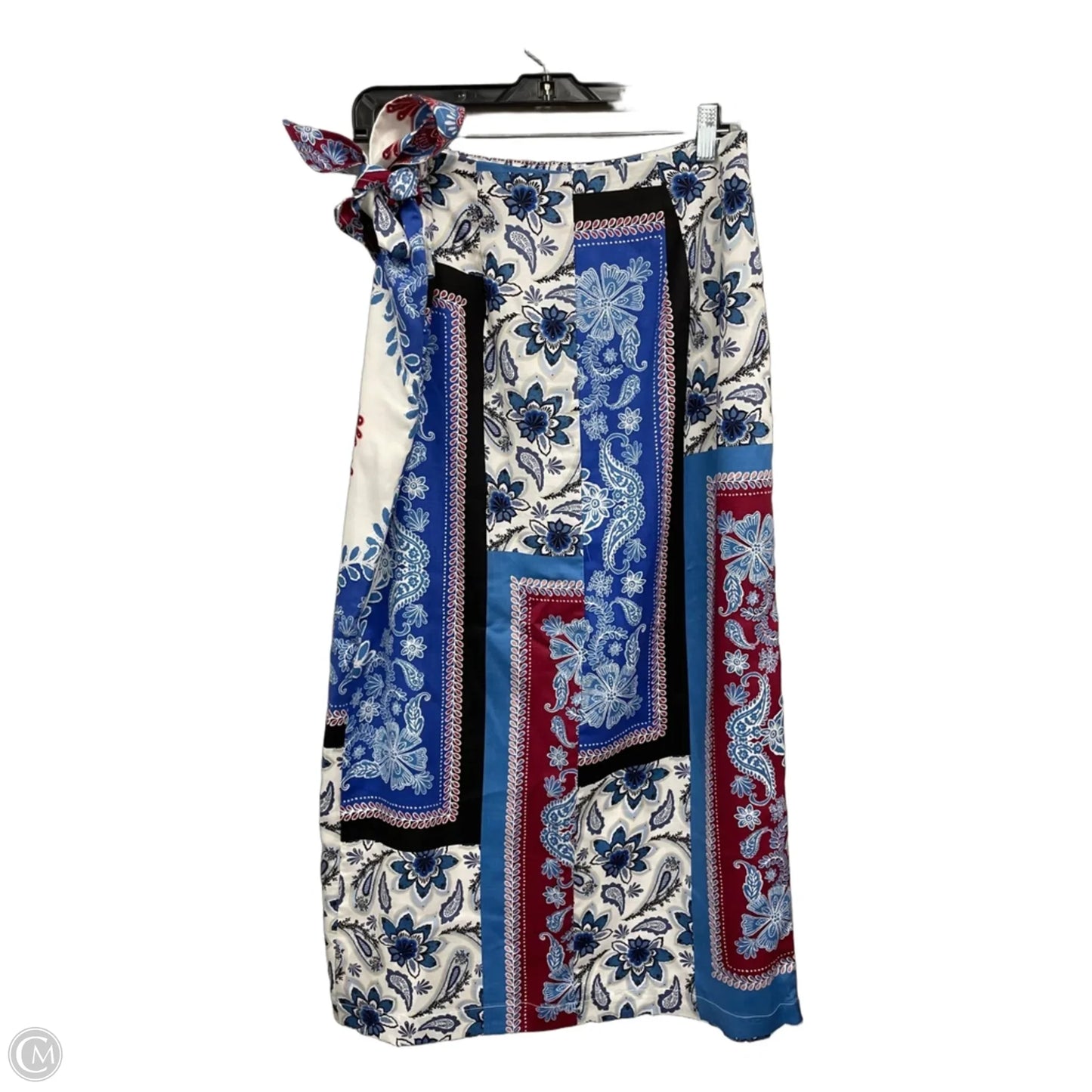Skirt Maxi By Loft In Blue & Red, Size: 6