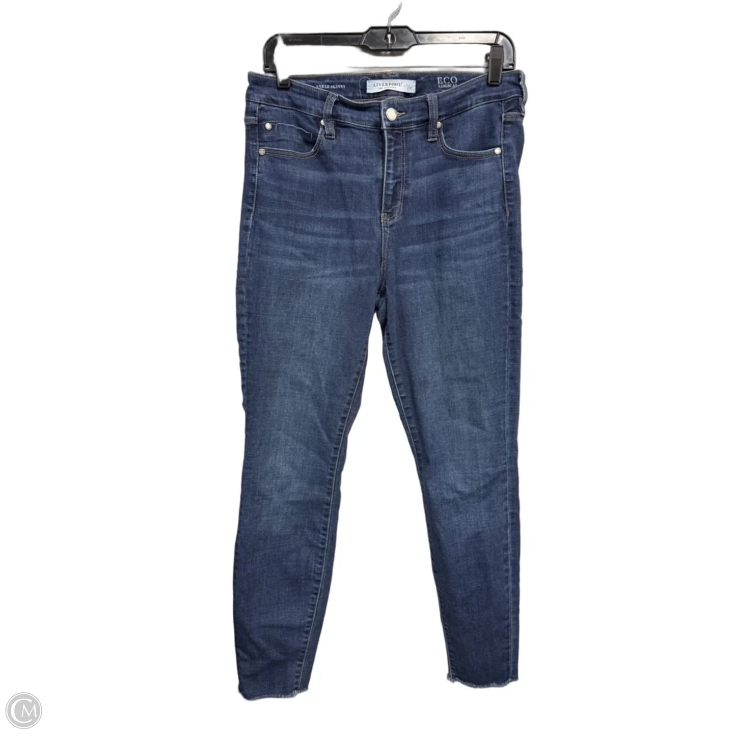 Jeans Skinny By Liverpool In Blue, Size: 10