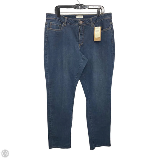 Jeans Skinny By Coldwater Creek In Blue, Size: 16