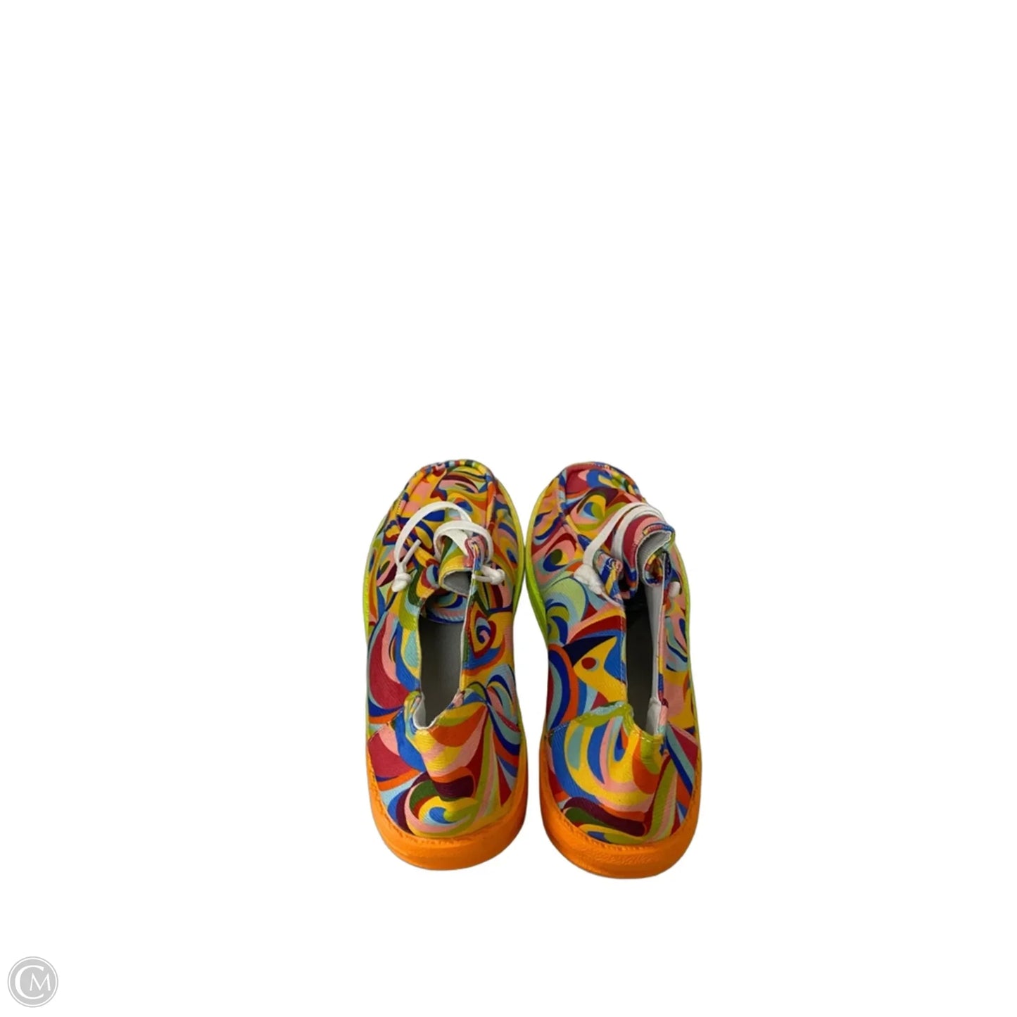 Shoes Sneakers By Clothes Mentor In Rainbow Print, Size: 9.5