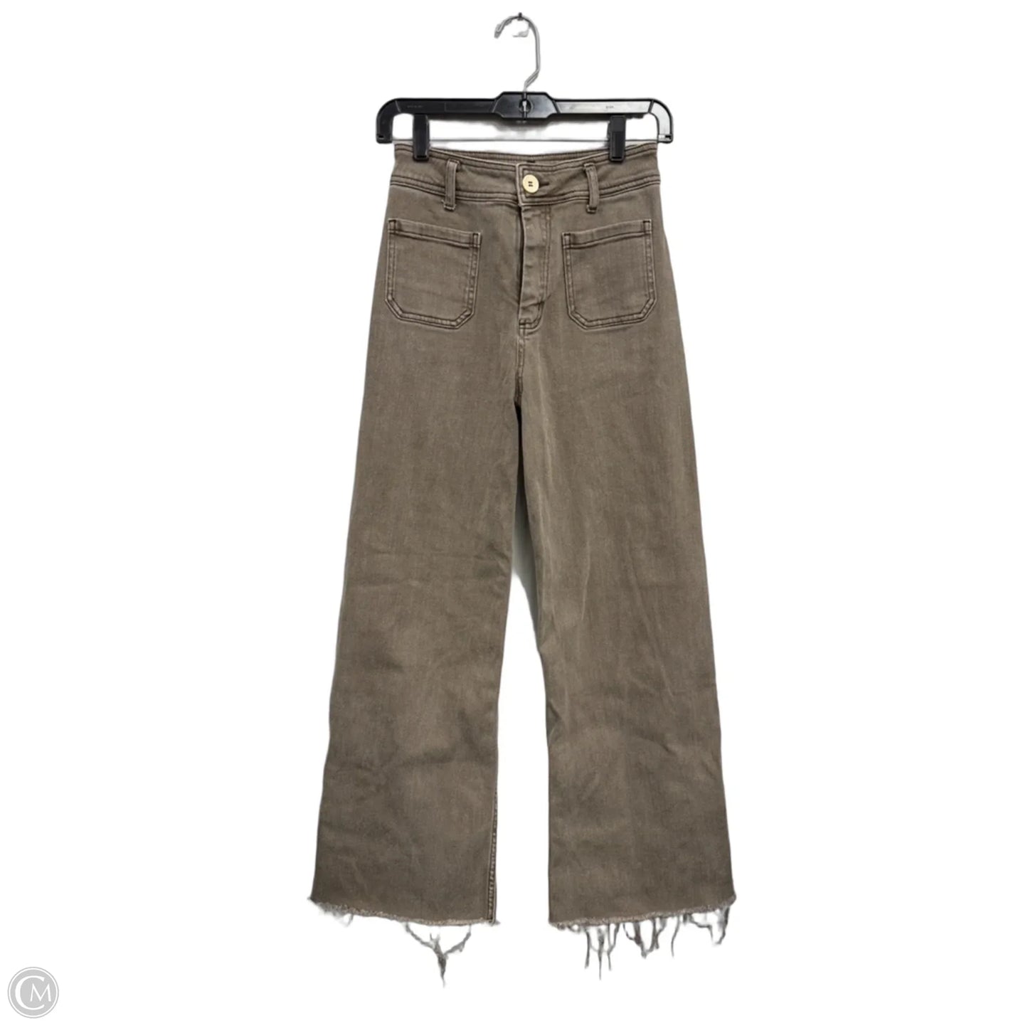 Jeans Flared By Miou Muse In Brown, Size: S