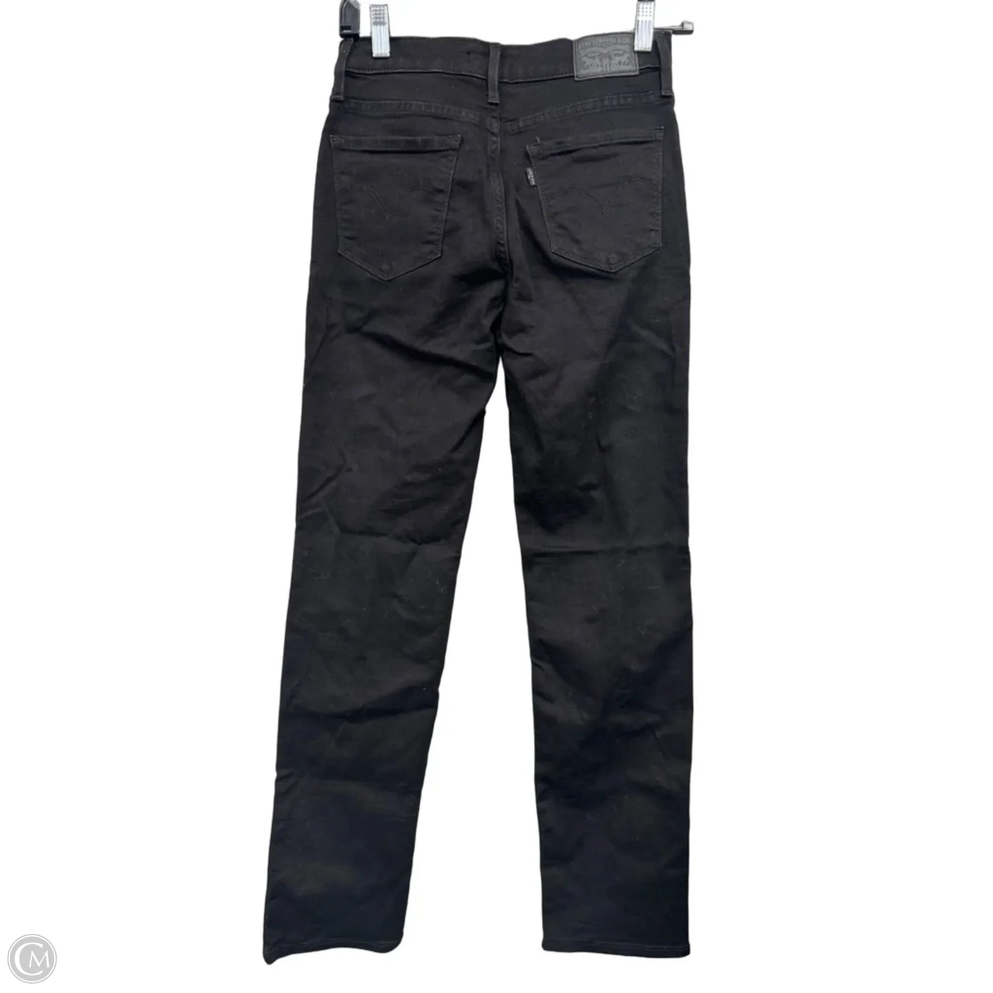 Jeans Skinny By Levis In Black, Size: 4