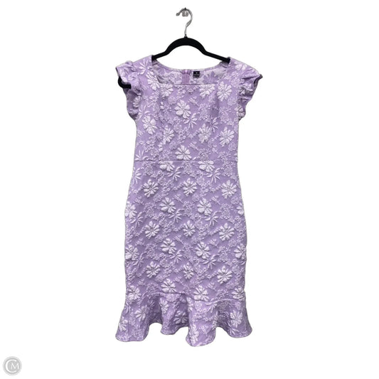 Dress Casual Midi By Shein In Purple, Size: M