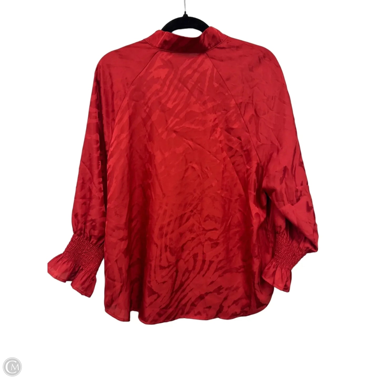 Top Long Sleeve By Ann Taylor In Orange, Size: Xl