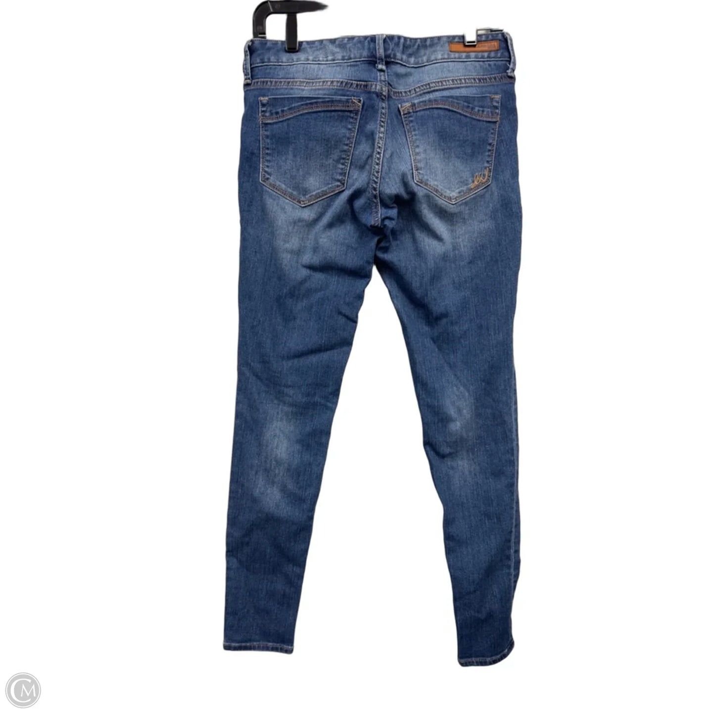 Jeans Skinny By Express In Blue, Size: 4