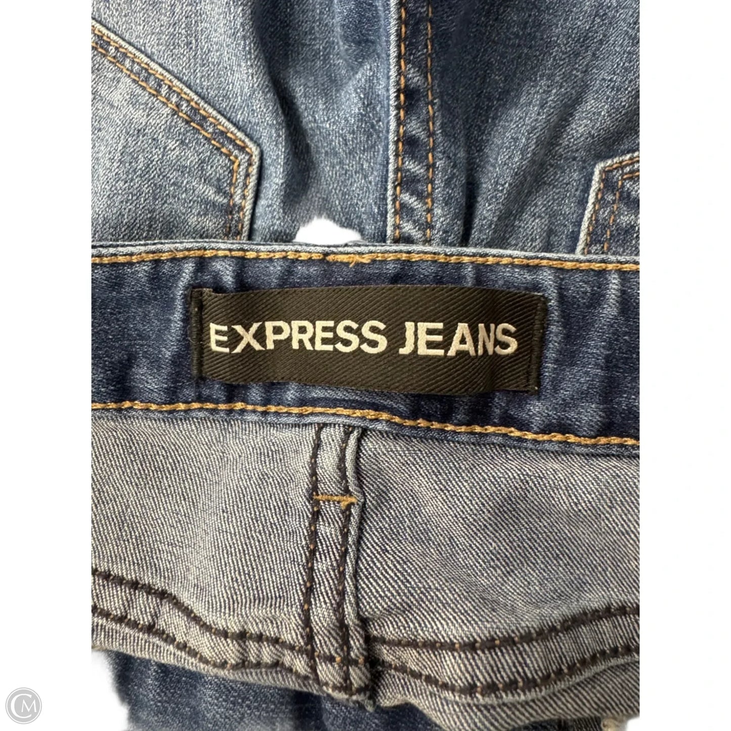 Jeans Skinny By Express In Blue, Size: 4