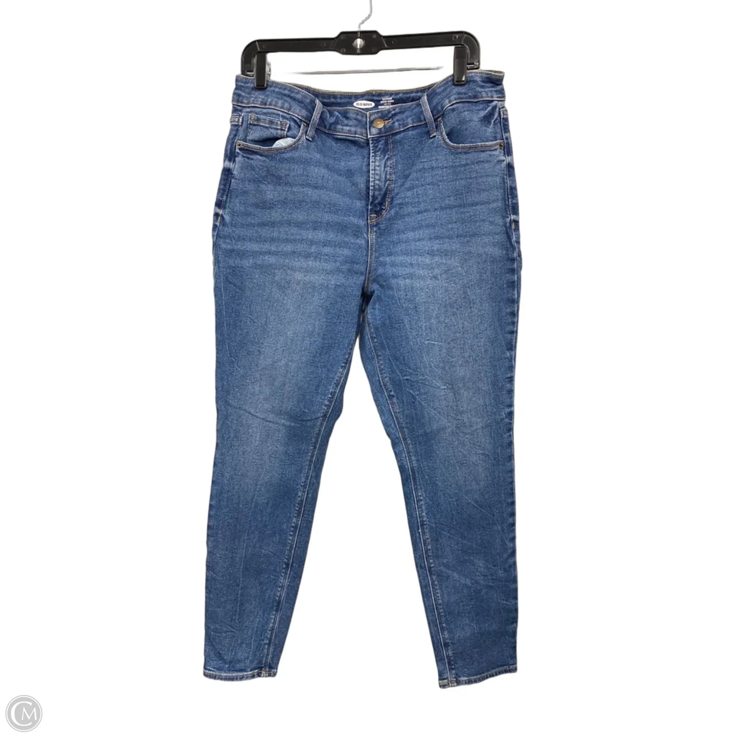 Jeans Skinny By Old Navy In Blue, Size: 14