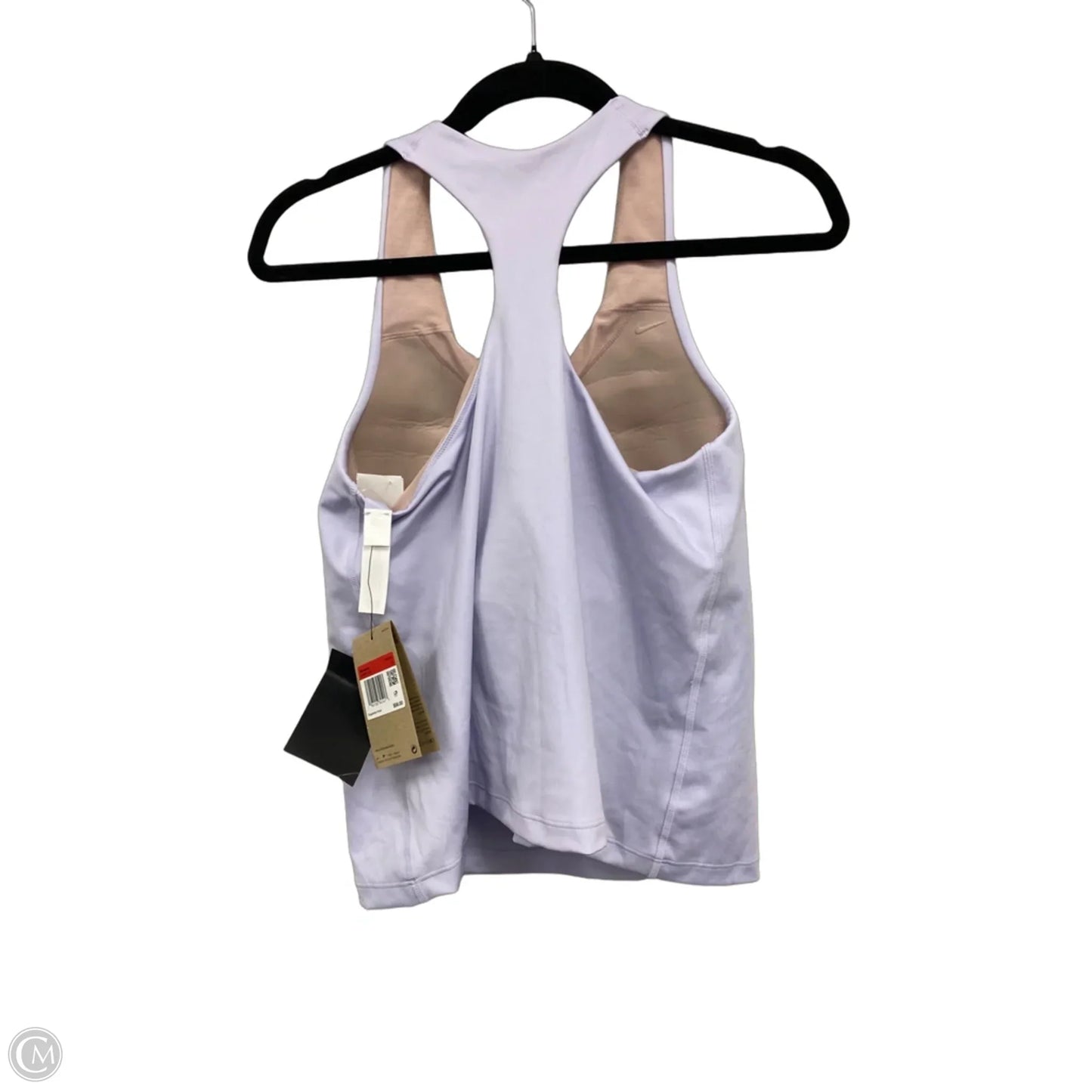 Athletic Tank Top By Nike Apparel In Purple, Size: L