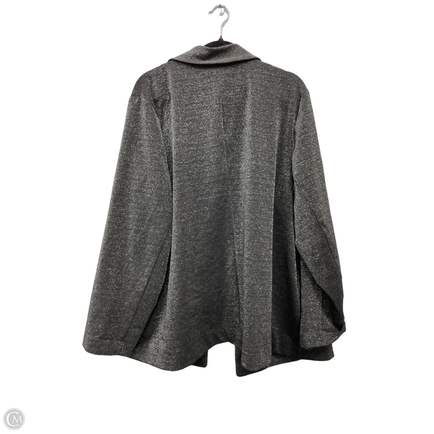 Blazer By Worthington In Black & Silver, Size: 3x