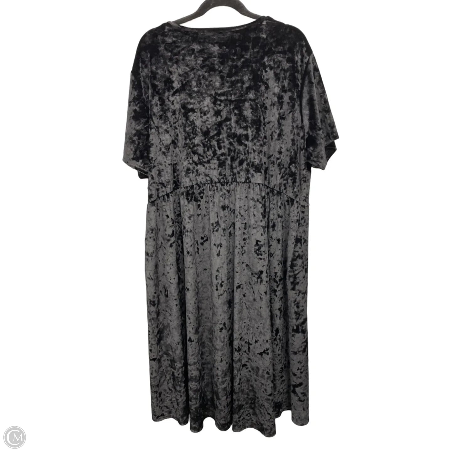 Dress Casual Midi By Evri In Black, Size: 4x