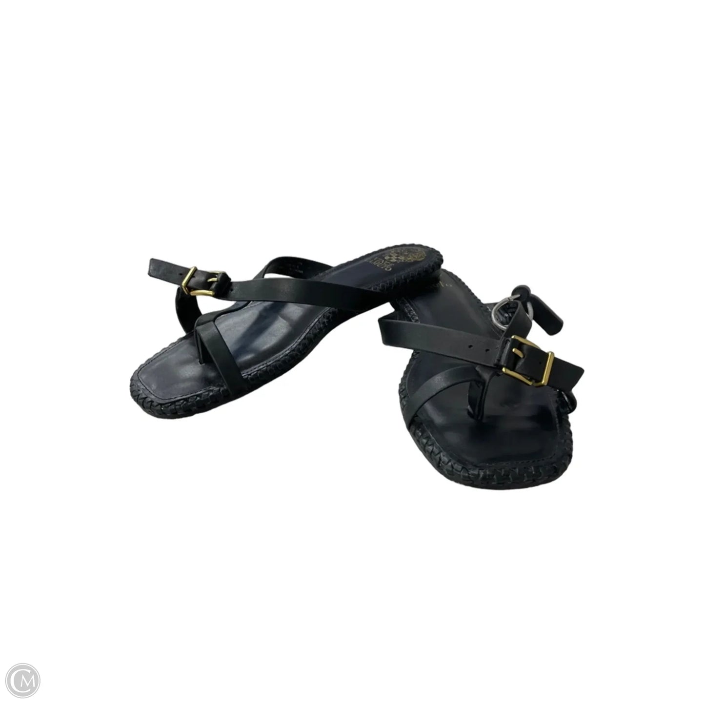 Sandals Flats By Vince Camuto In Black, Size: 10