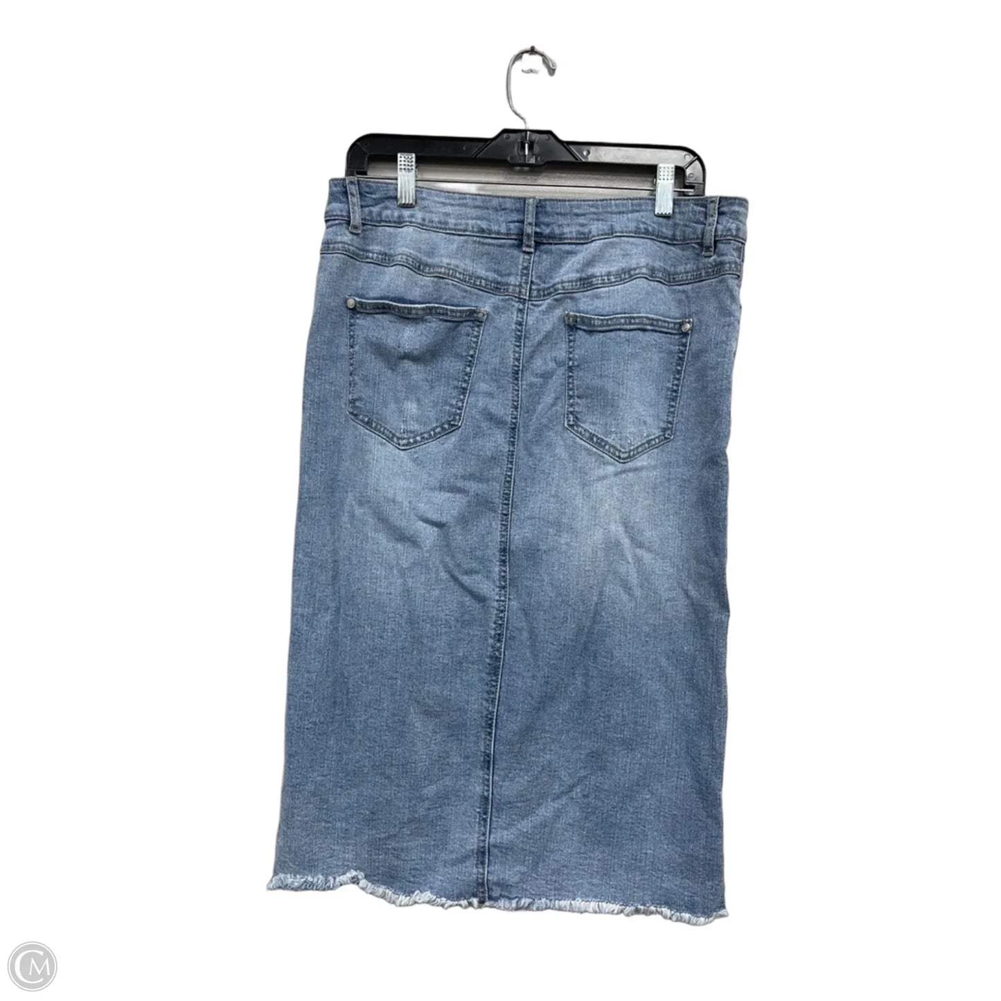 Skirt Midi By Cato In Blue, Size: 10